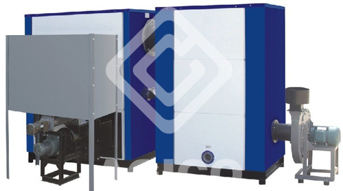 side of biomass chain boiler